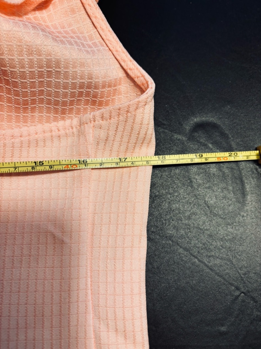 Ruffled Halter Camisole in Peach Size L (measurements in photo) - Picture 6 of 8